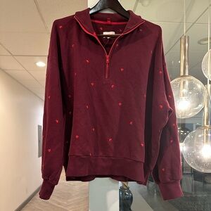 Lou & Grey Valentines Cotton Heart Top XL